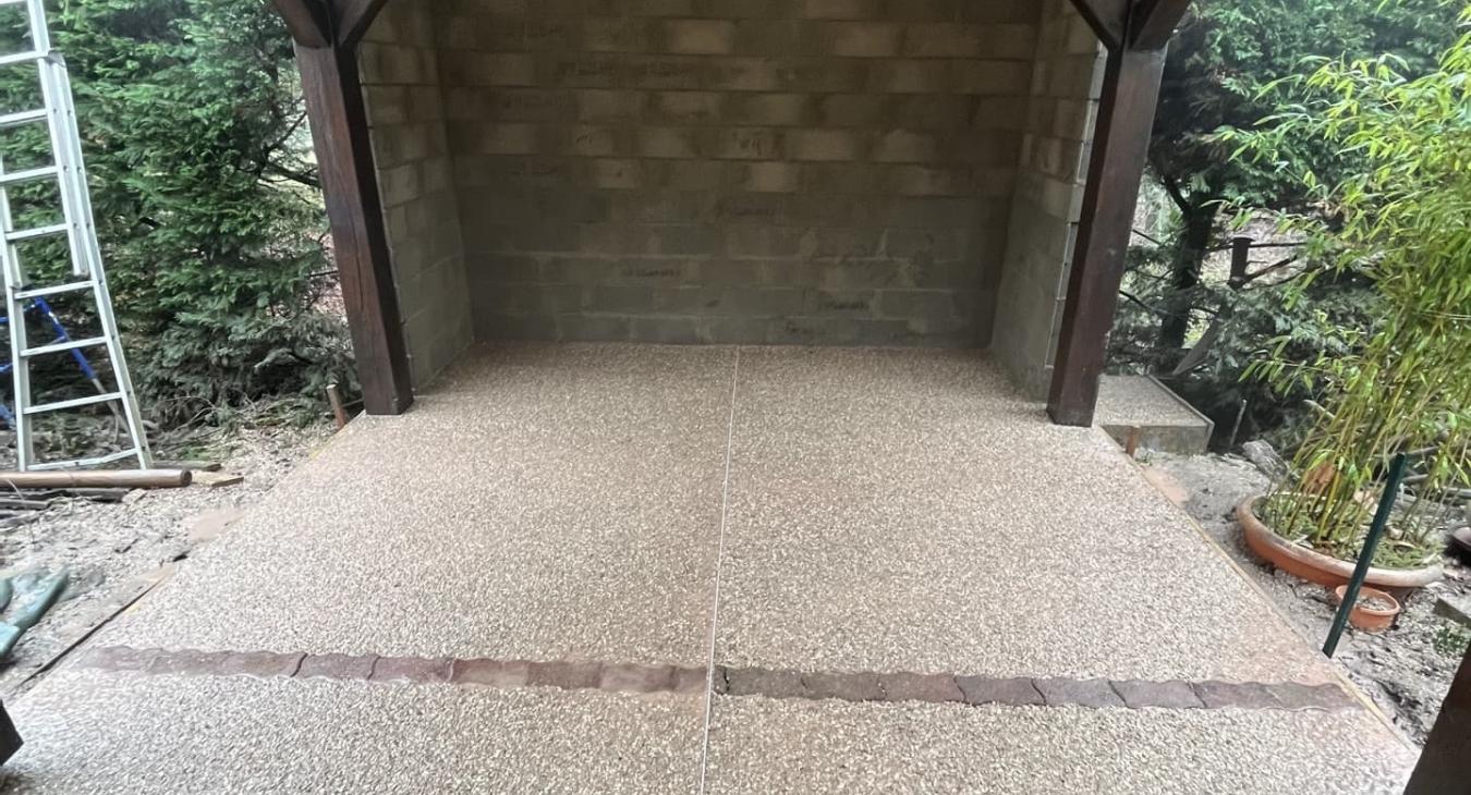 Création de sol en béton désactivé